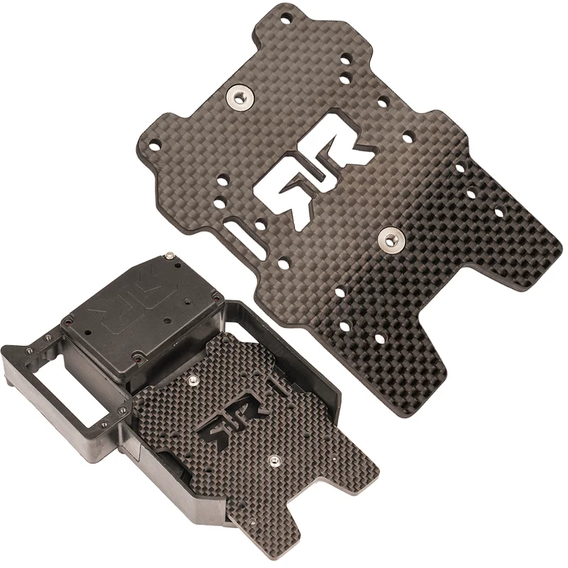 1pcs Carbon Fiber Electrical Adapter Board ESC Cover for 1/7 ARRMA LIMITLESS F1 V2 Speed Bash Roller Car Upgrade Parts