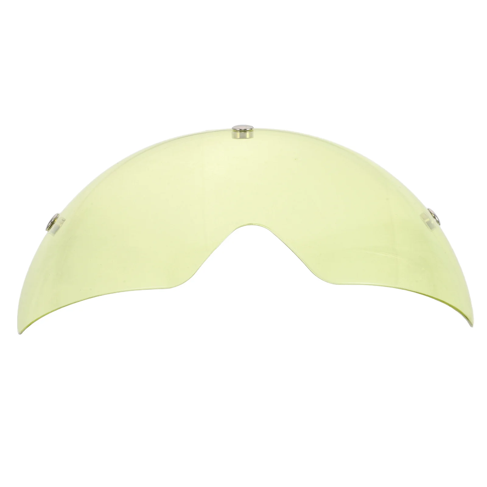 

1pc Magnetic Goggles Light Yellow Removable Windproof Visor Shield For Cycling Shockproof Sun Shield Lightweight