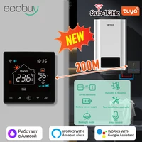 Tuya Smart Wifi en casa termostato inalámbrico 433Mhz caldera de Gas controlador de temperatura de calefacción de agua Alexa Google Home Smart Life