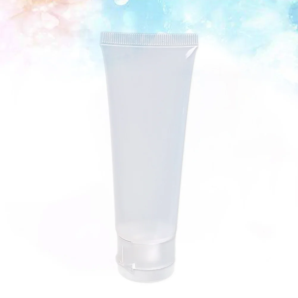 Tubes de maquillage compressibles à l'essence, pots illables quotidiens, nettoyant pour le corps, taille de voyage, sûr à utiliser, beaucoup, 50 ml