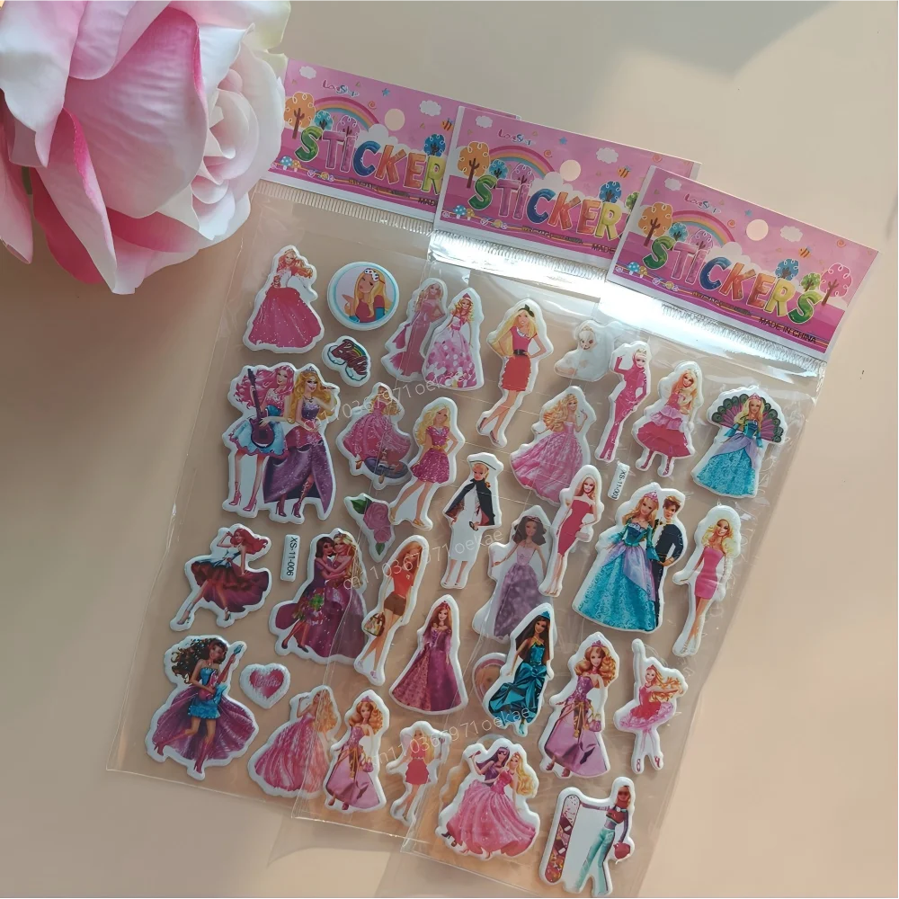 Disney-Serie Cartoon Stitch Ice Princess Aufkleber Tablet Computer Handyhüllen Aufkleber Schreibwaren Spielzeug Aufkleber Geschenke