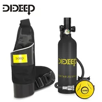 DIDEEP X4000 Pro 1L Mini Diving Cylinder Oxygen Cylinder Underwater Diving Kit Air Oxygen Cylinder with Strap