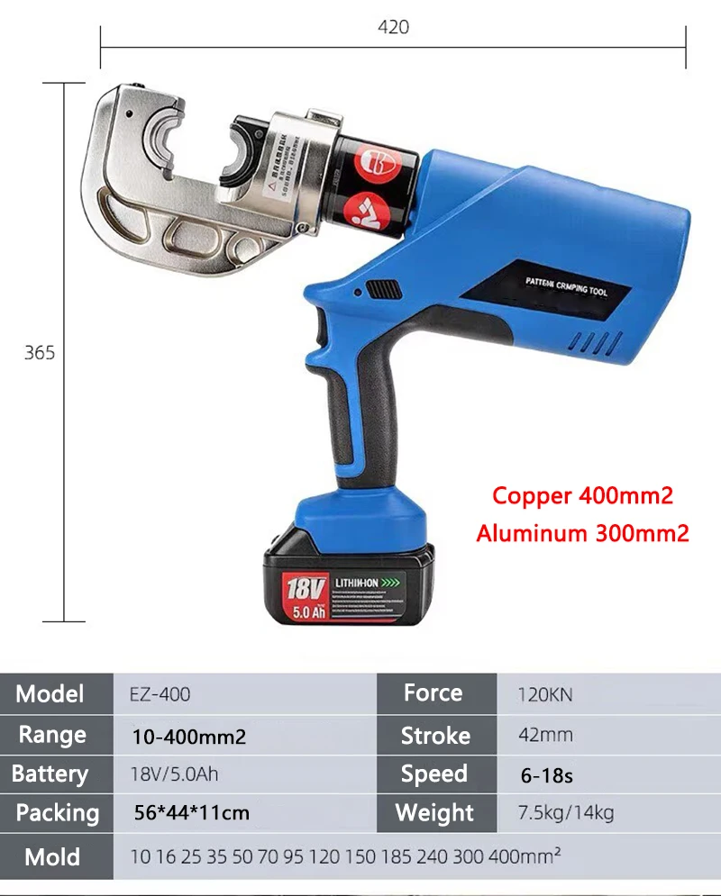 Upgrade Intelligent Digital Display Electric Hydraulic Wire Terminal Crimping Pliers Copper Aluminum Terminal Crimping Machine