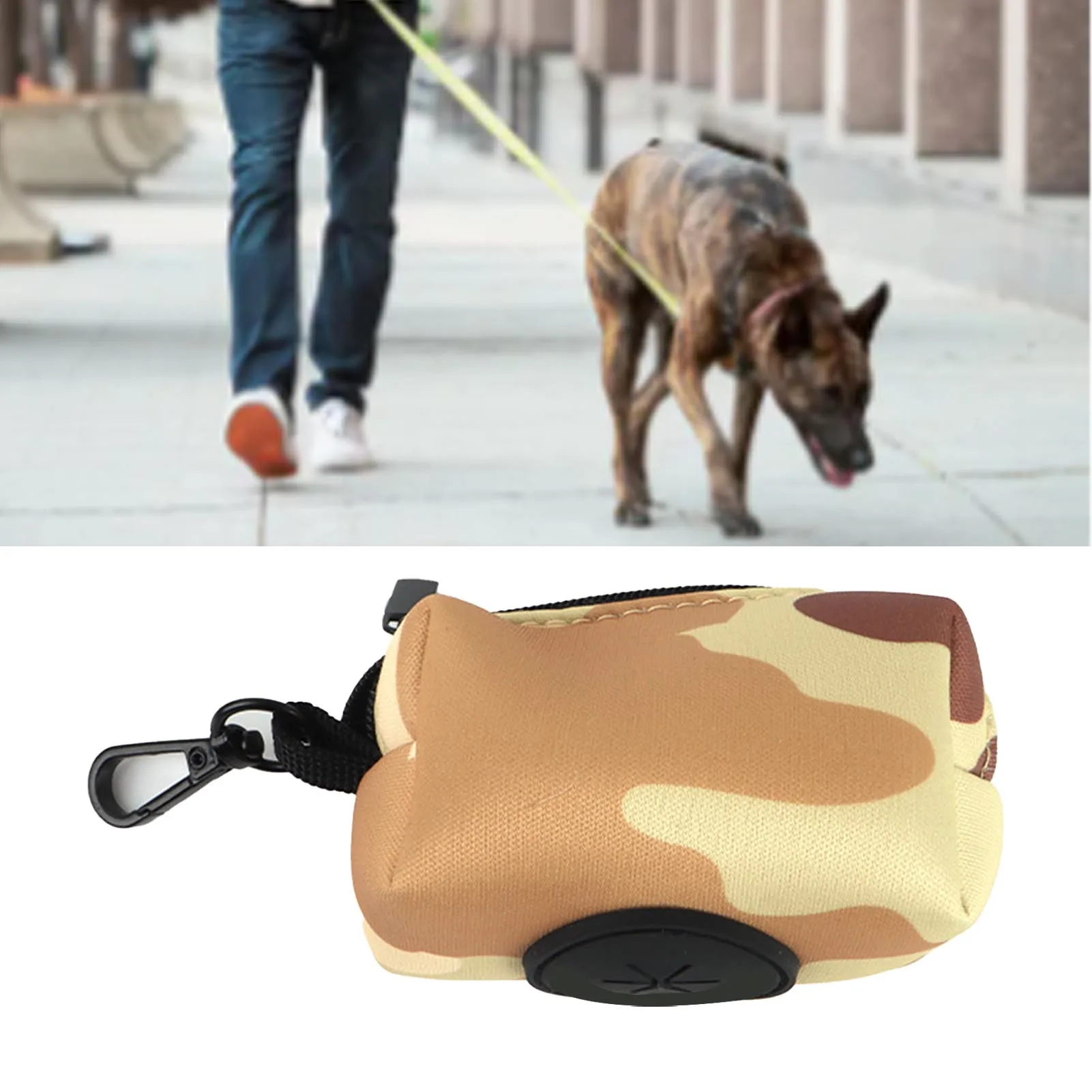 Honden Poepzak Houder Oxford Stof Draagbare Metalen Clip Anti-Wear Duurzame Hond Afvalzak Dispenser Voor Familie Buiten