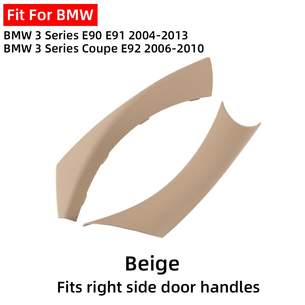 LHD RHD Einfache Installation Schwarz Beige Links Rechts Innentürgriffabdeckung Für BMW 3er Serie E90 E91 E92 2004-2013