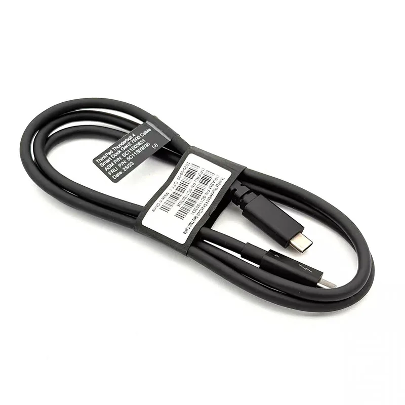 240W Thunderbolt 4 Cable 40Gbps USBC for ThinkPad Thunderbolt 4 Smart Dock Gen2 7500 5C11S03636 8K Video 1m Charging Data Cable