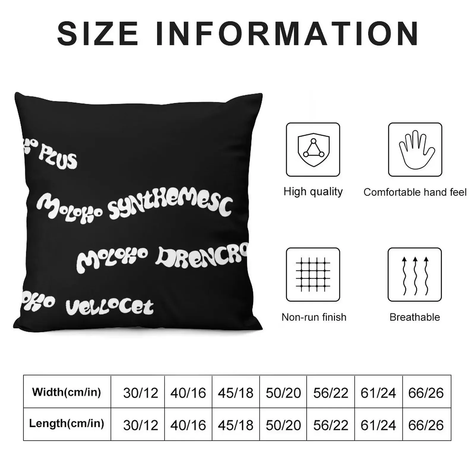 Moloko Plus - Korova Milk Bar - A Clockwork Orange Throw Pillow Cushion Cover Set Plaid Sofa pillow