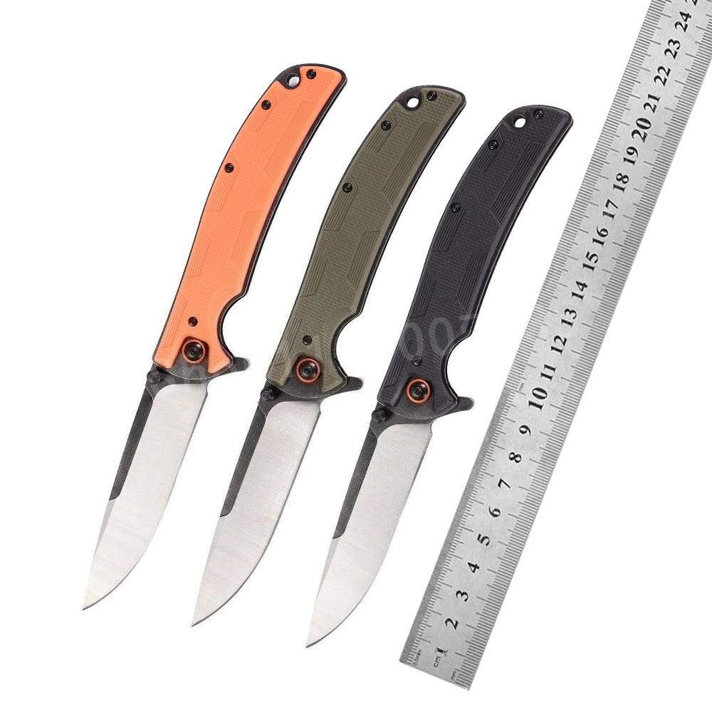 

Уличный складной нож D2 Стальное лезвие G10 Ручка Кемпинг Тактический нож для самообороны и защиты Практичный нож для резки