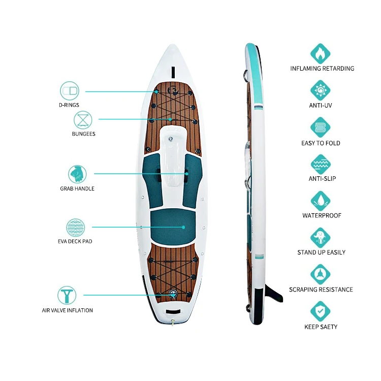 

Hot Selling OEM ODM Beach Surfing Stand up Inflatable Surfboard