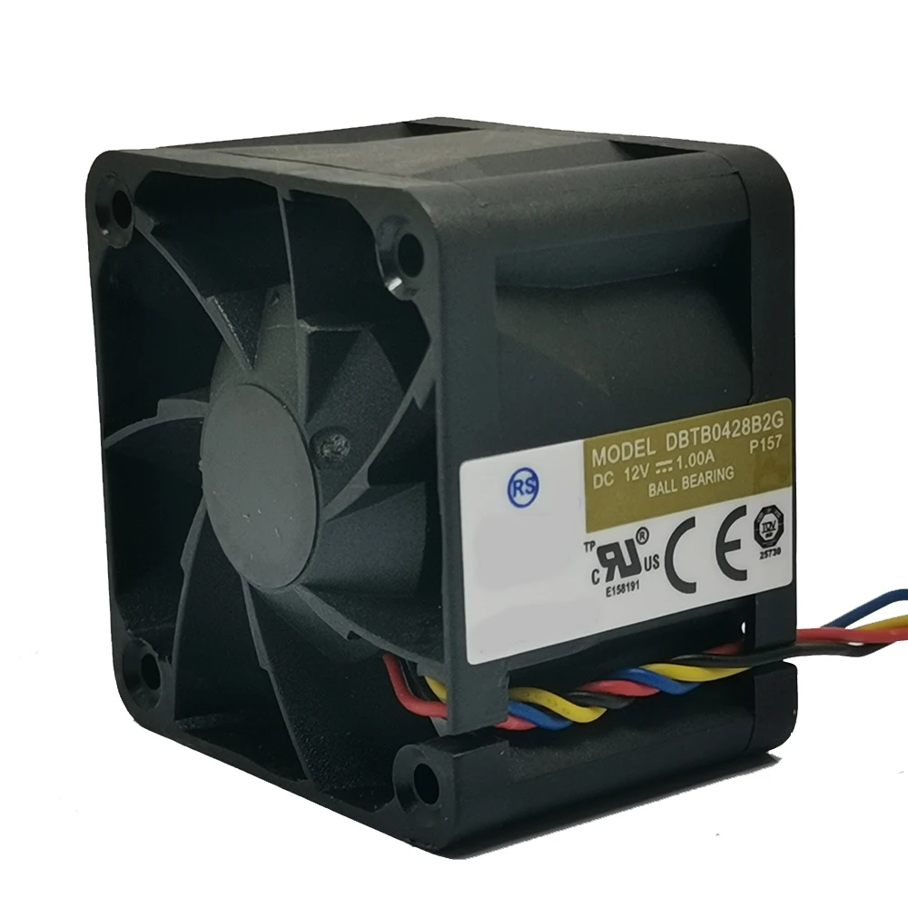 Full Speed Fan 4028 12V 1.00A DBTB0428B2G 4CM 1 PCS Violent Booster Server Power Fan T2 PWM Fan 18000 RPM
