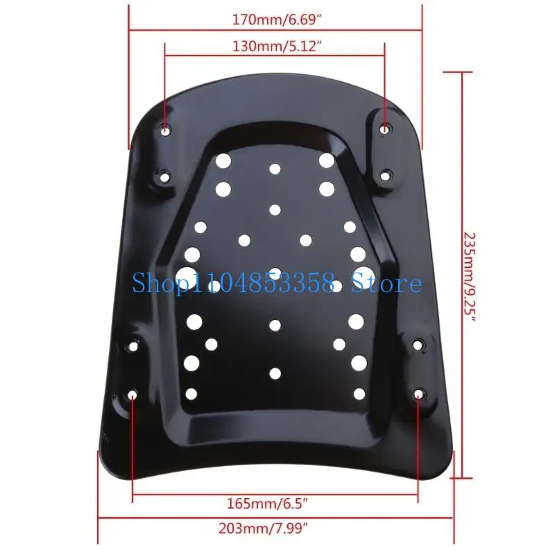 Picture 7: 652F Motorcycle Trunk Tail Rack Bracket Small Scooter Tail Box Fixed Shelf Luggage Rack Support Universal Accessories