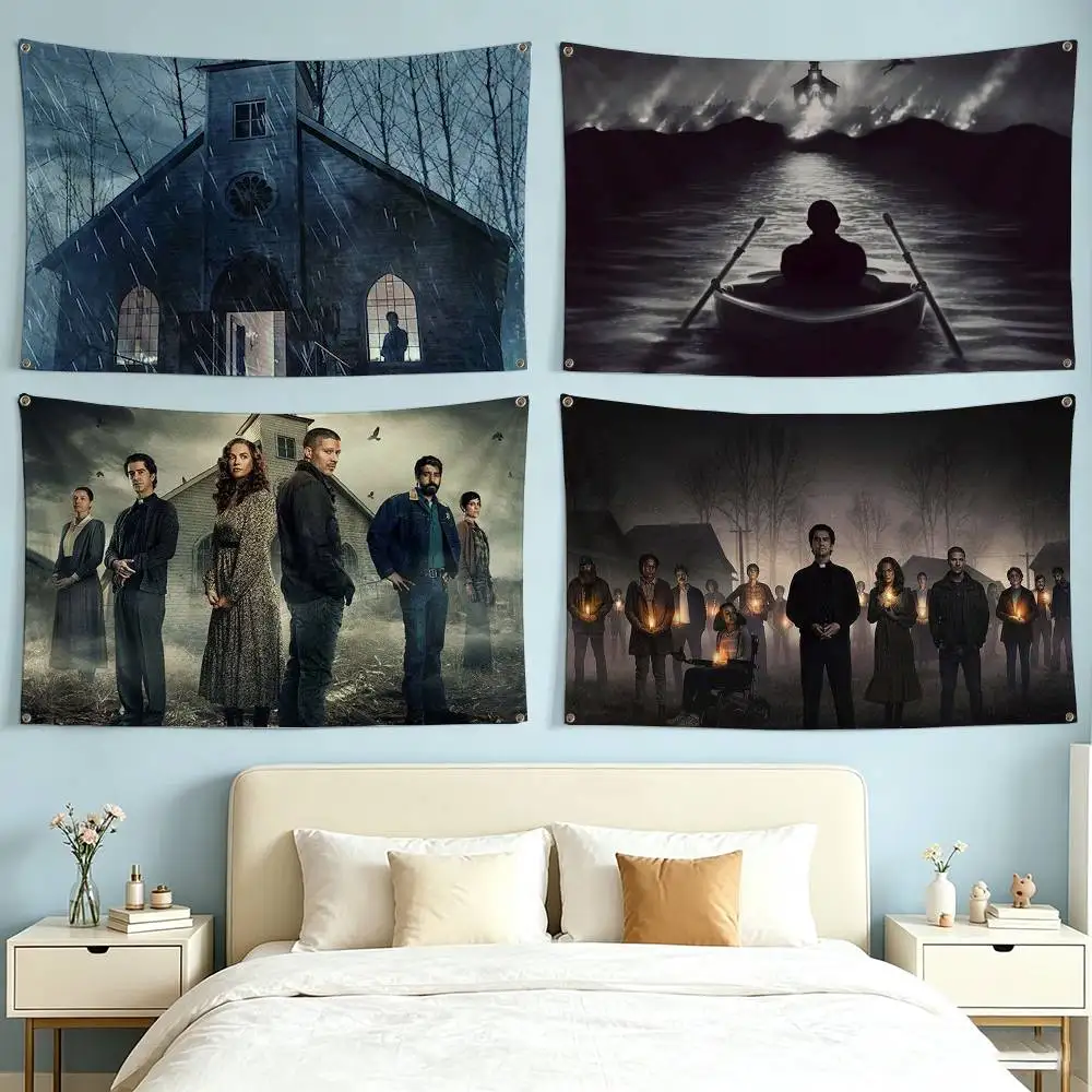 TV M-Midnight Mass  Flags for Bedrooms Home Decor Items Outdoor Decors Garage Decoration Flaga
