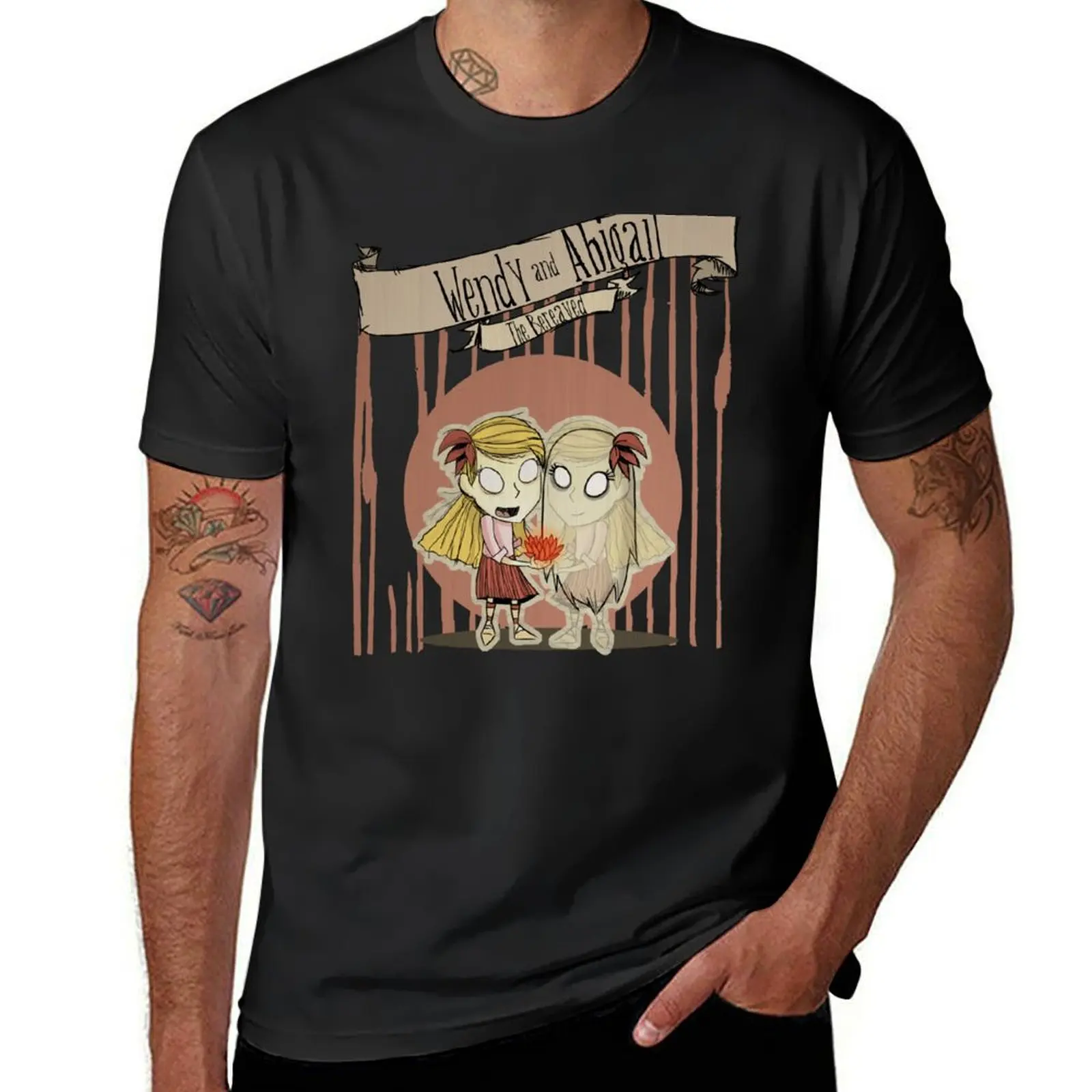 Don't Starve- Wendy and Abigail T-Shirt sublime plus size tops mens tall t shirts