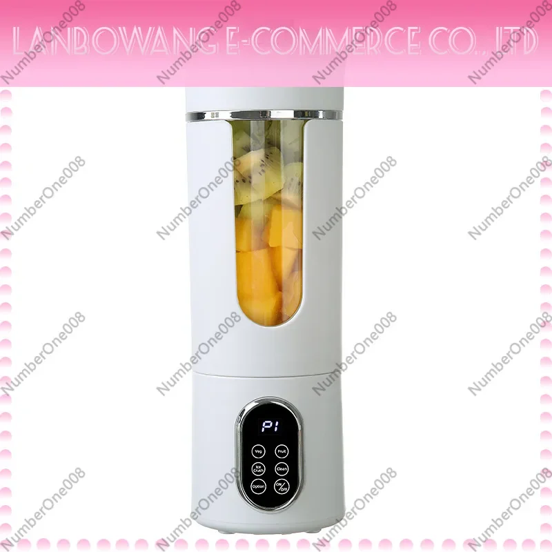 Portable Juicer Cups USB Rechargeable, Personal Blender Small Crushed Ice Maker for Home Kitchen, Mini Travel Smoothie Cup