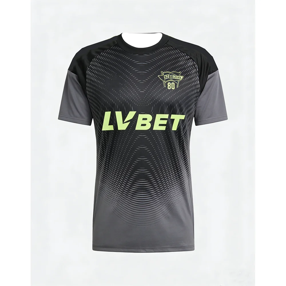 Lechia Gdańsk 2026 Team-Trikot Kurzarm-Shirt Polnische Liga Fan-Version Atmungsaktives Schnelltrocknendes Sport-T-Shirt