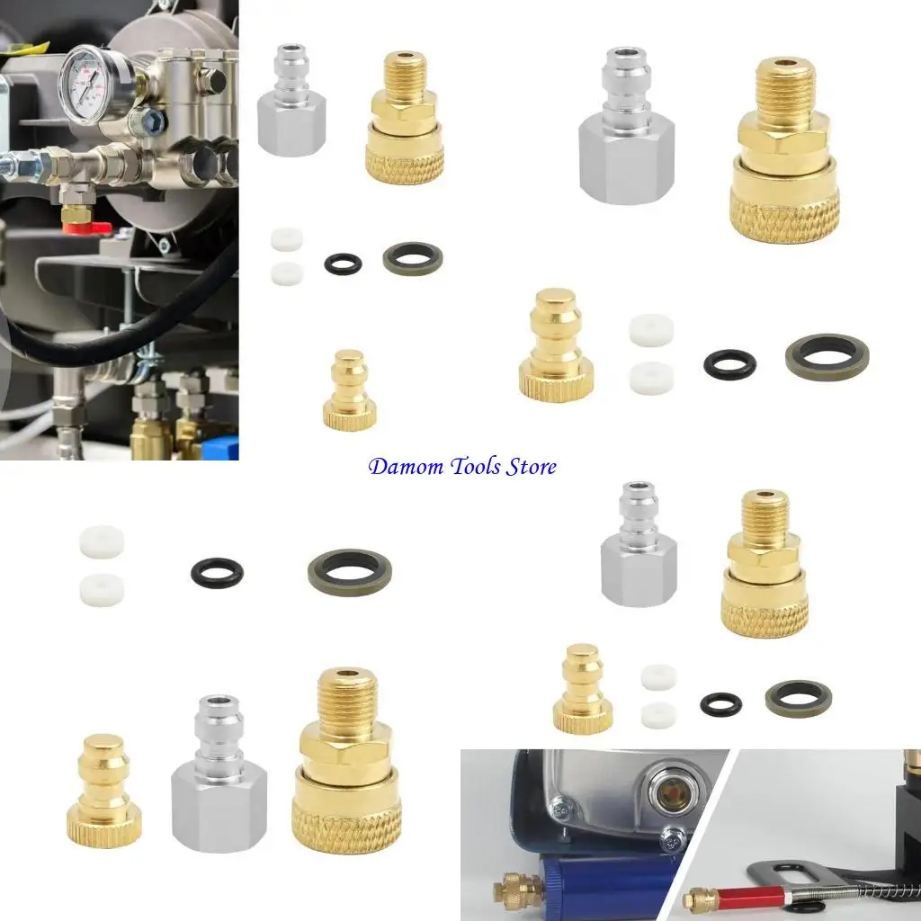 

57BE Нержавеющая сталь Secure 1/8-дюймовые быстрые разъемы BSP Муфта с внутренней розеткой для пневматических винтовок и