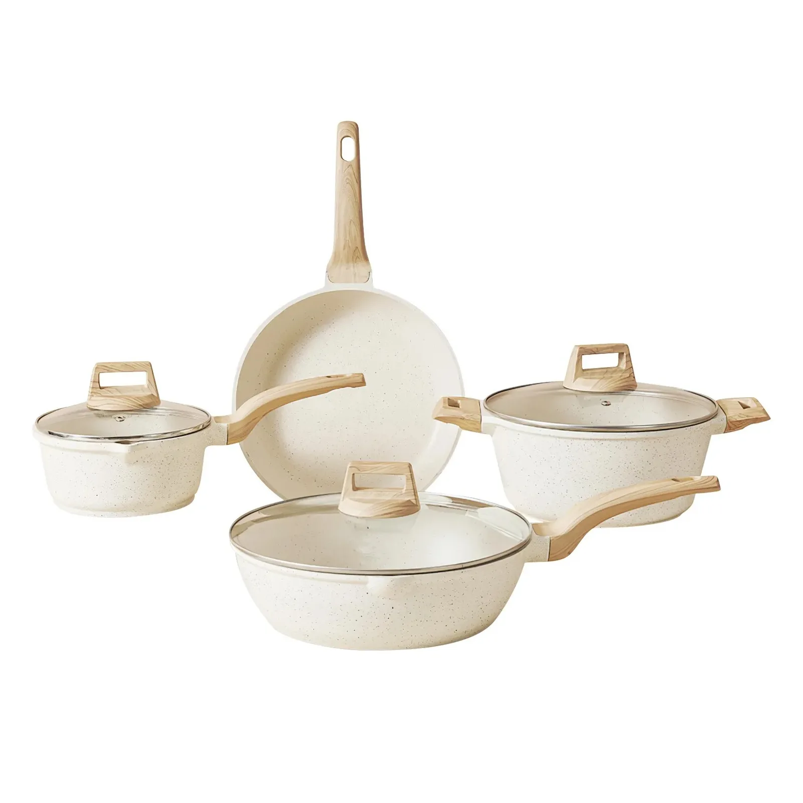 

Pot, set, Maifanshi, cooking, non-stick pan, set, household, cooking, kitchen utensils, set