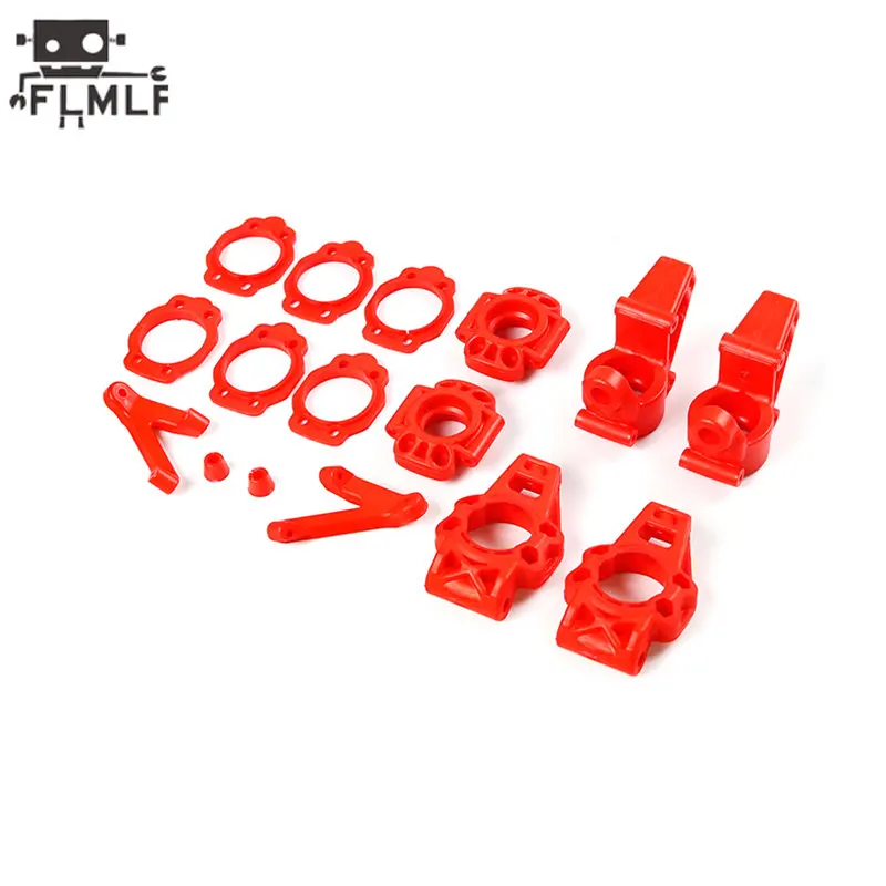 Rc Auto Nylon Upgrade Onderdelen Achter- of Voorwiellager Basis Hub Carrier Set voor 1/5 HPI ROFUN BAHA ROVAN KM BAJA 5B 5T 5SC Truck