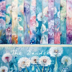 KSCRAFT 24sheets The Dandelion Paper Pack for DIY Scrapbooking Card Making Album Paper Craft
