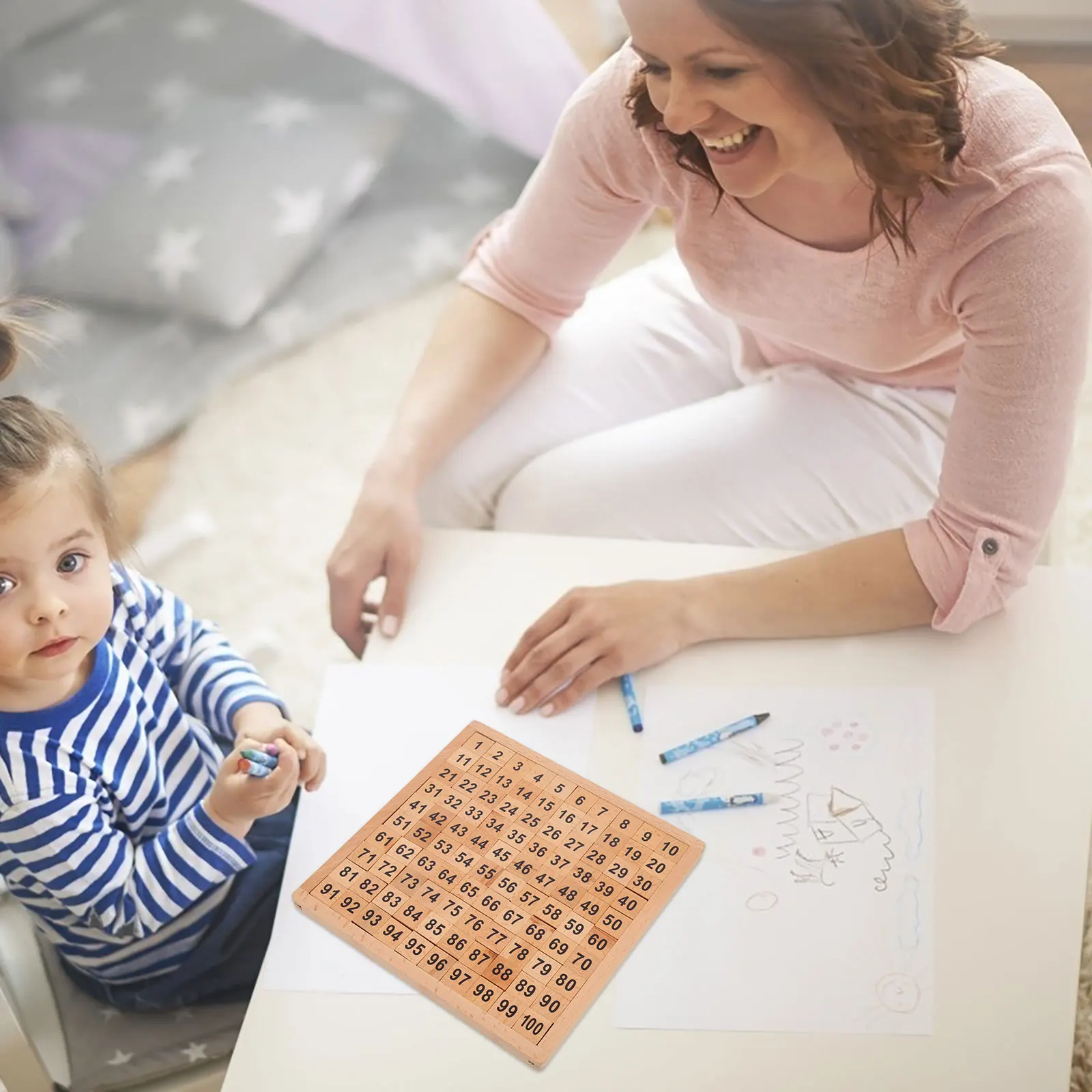 Educational Mathematics Enlightenment Teaching Aids Consecutive Numbers Toy Geo Boards for Classroom Counting