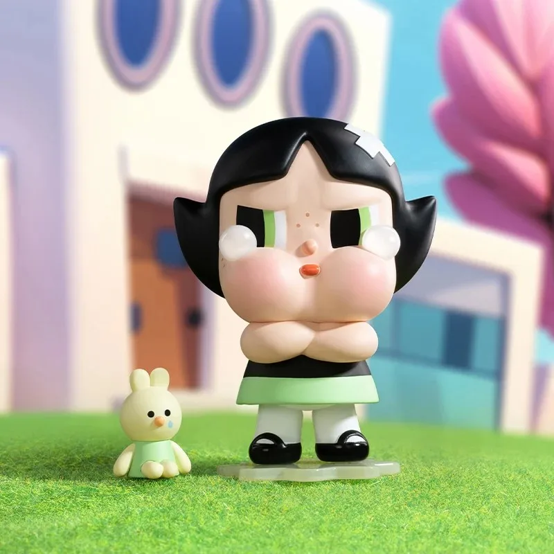 POP MART CRYBABY X Powerpuff для девушек, коллекционные игрушки, угадай сумку, загадочная коробка, Mistery Caixa, экшн-фигурка, сюрприза, Милая модель