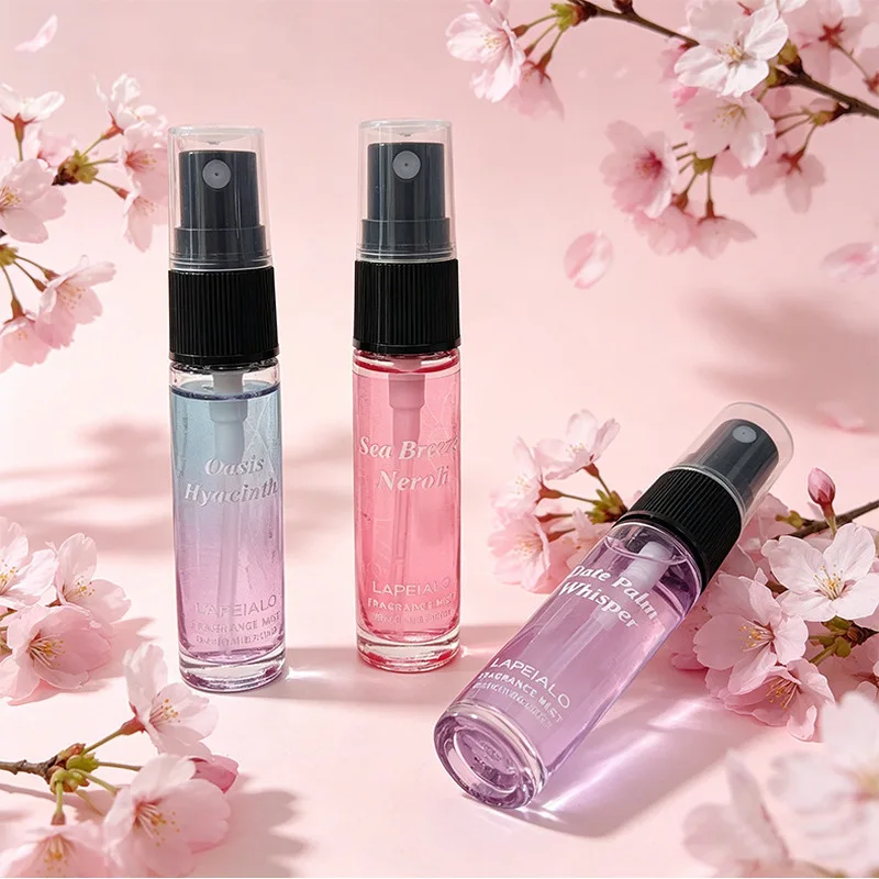 Mini Home Fragrance Mist Gift Box 3Pcs Portable Room Air Freshener Spray For Wardrobe Bedroom Drawer Household Aroma De view 4