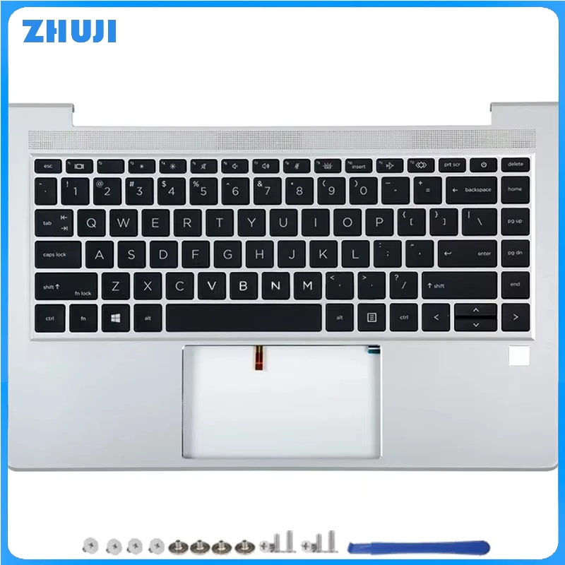 ل ProBook 640 645 G8 G9 كمبيوتر محمول جديد LCD الغطاء الخلفي الحافة الأمامية العلوي Palmrest أسفل قاعدة مفصلات لوحة المفاتيح