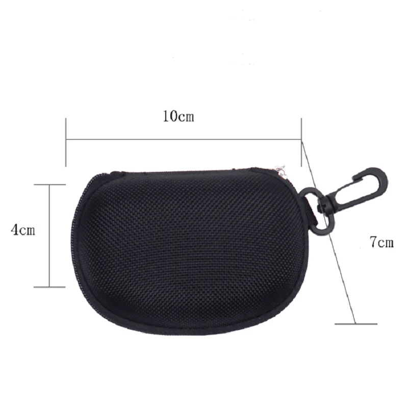 Folding Reading Glasses Case Portable Lightweight EVA Zipper Case Men Women Unisex Folding Sunglasses Box Oxford Fabric Supplies