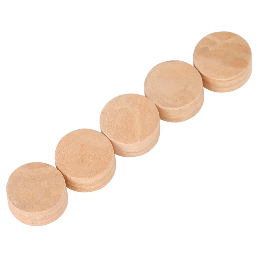 5 Pcs Trumpet Spit Valve Trombone Plug Cork Musical Instruments Repair Pad Mat Khaki Pads