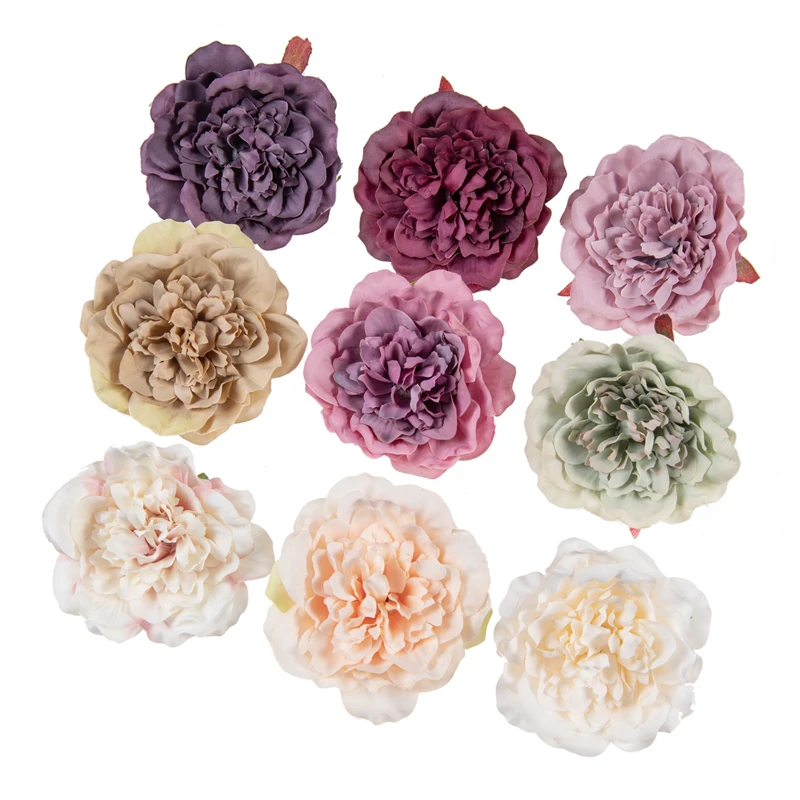 50/100 Stück Künstliche Blumen Günstige Heimdekoration Hochzeit Garten Rosenbogen Seiden-Dahlie Hübsche Pfingstrosengirlande Künstlerisches Kleiderzubehör – Detail 6