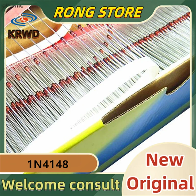 100PCS 1N4148 Yeni ve Orijinal IN4148 DO-35