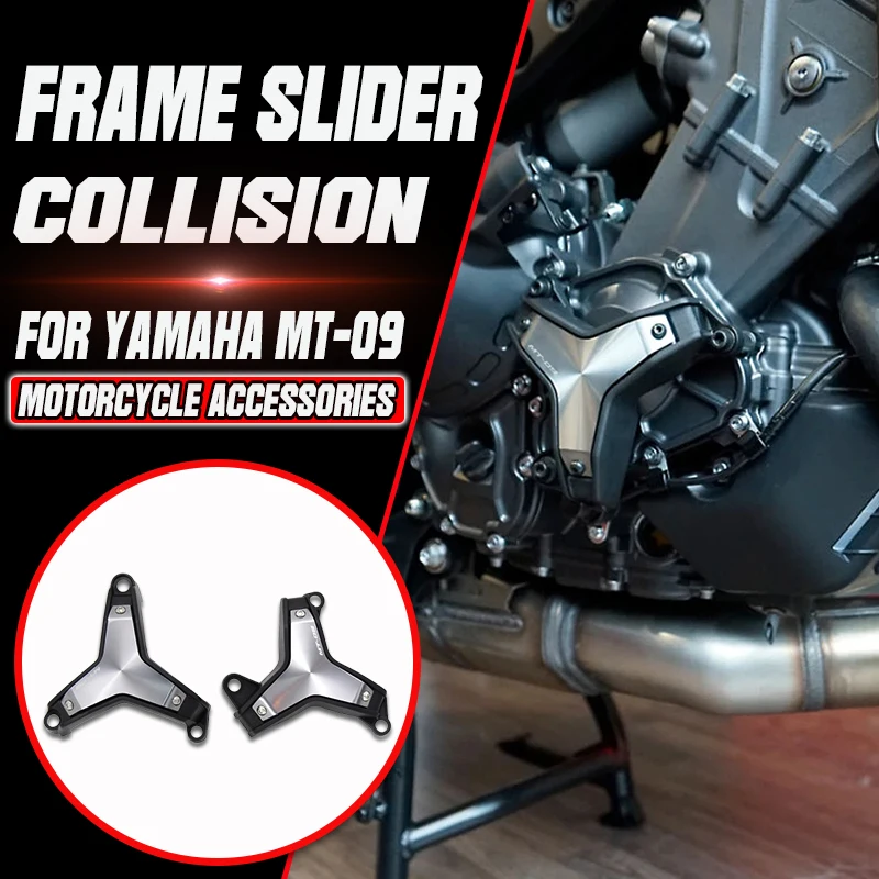 

For Yamaha Tracer 9 GT MT-09 MT09 mt 09 2021- New Motorcycle Parts Side Sliders Engine Guard Protection Crash Pads Accessories
