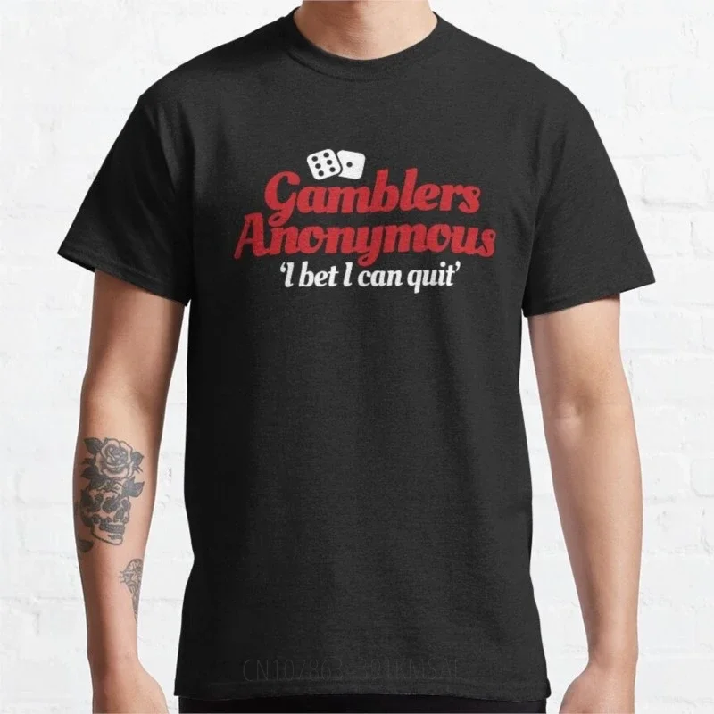 Gamblers anonymous - I bet I can quit T-Shirt t shirts for men mens clothing men t shirts t shirts men