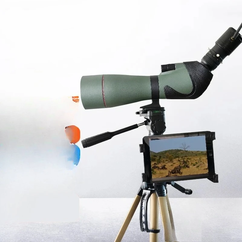 Single tube professional bird watching mirror, upgraded APO85 target viewing mirror digital, can be connected to SLR camera