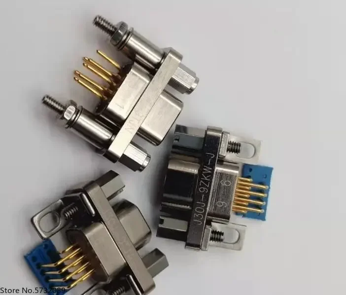 

J30J-9 connector J30J-9ZKWP7-J J30J-9ZKW-J 9-core bent needle welding board with two rows