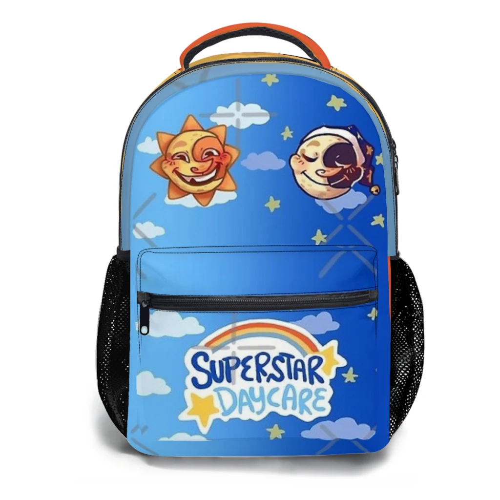 

SuperStar Daycare Sun and Moon Backpack Schoolbag For Girls Large Capacity Student Backpack Cartoon High School Student Backpack