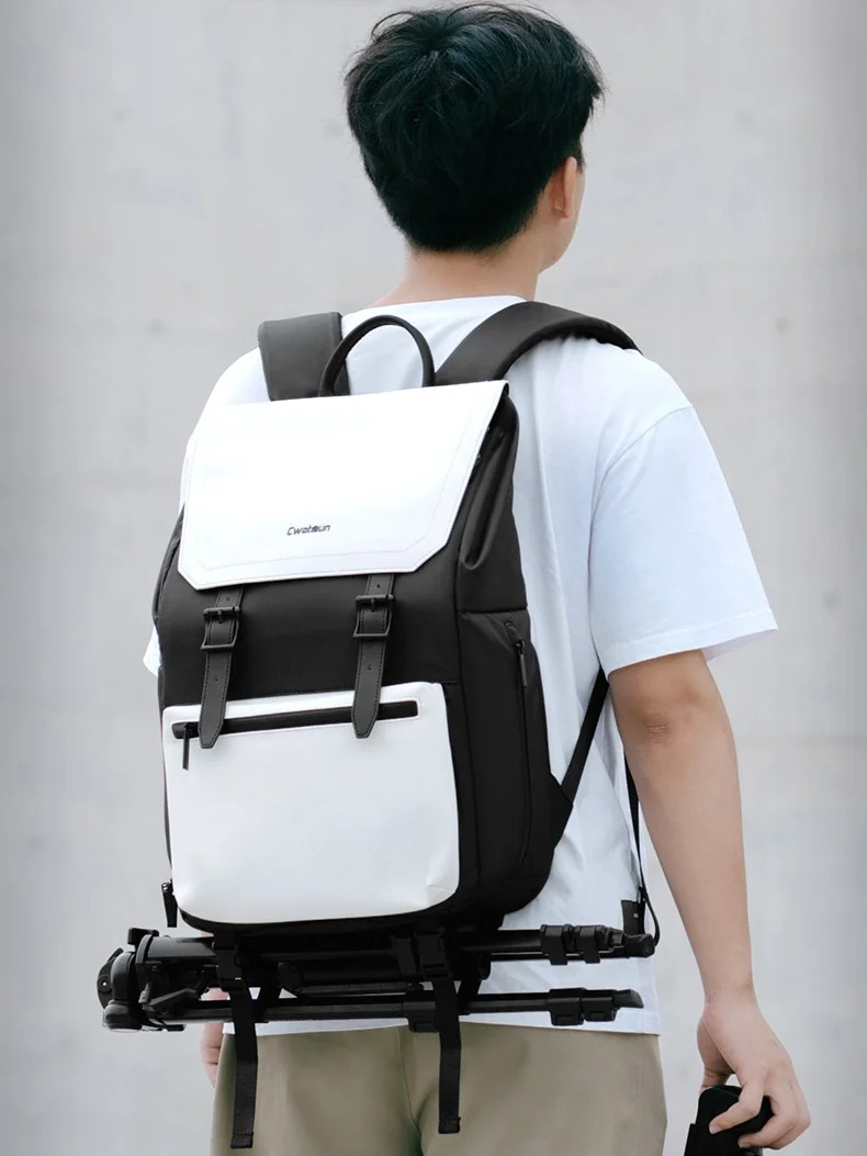 large Camera Backpack DSLR/SLR/Mirrorless Waterproof camera Bag for Photographers with Tripod Holder& Laptop Compartment