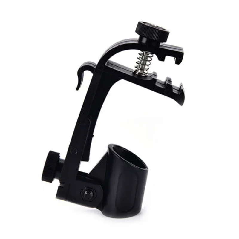 22mm Adjustable Drum Microphone Clip Anti-shock Rim Mount Mic Clamp Holder Easily Mount To Any Rim On Standard Drum Set