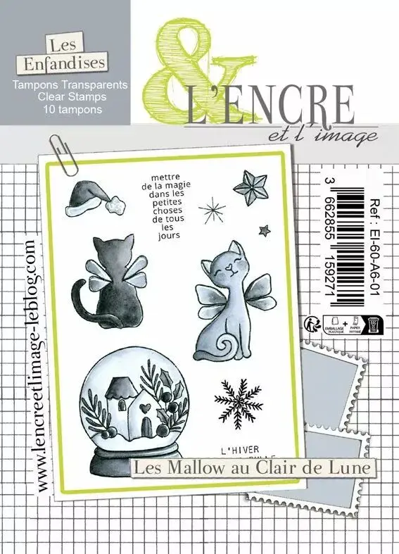 Mallows in the Moonlight Stamps And Stencil New Arrival 2025 Scrapbook Diary Decoration Stencil Embossing Template DIY Greeting