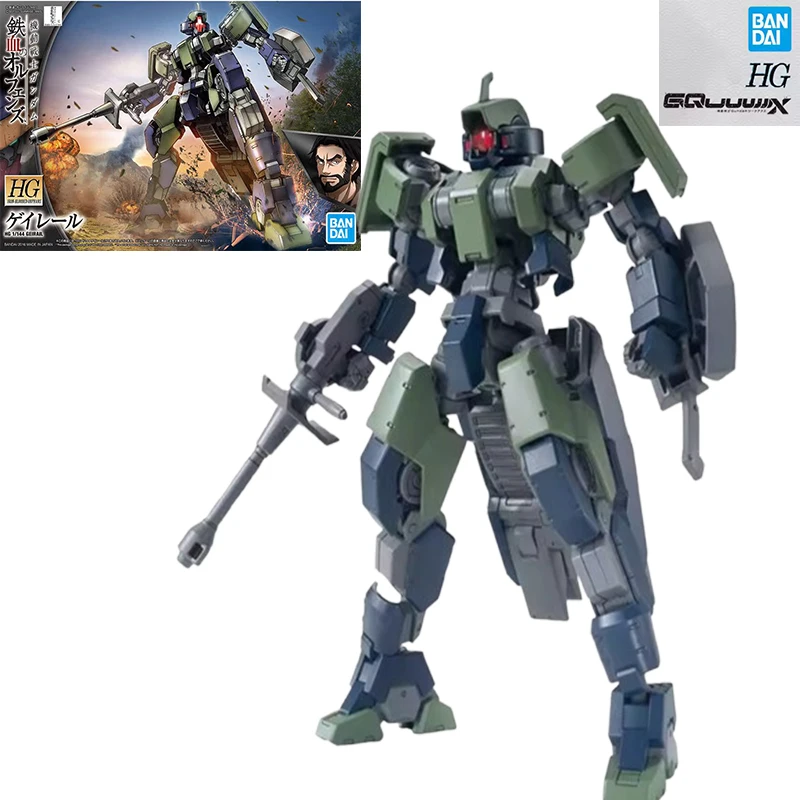 

Оригинальный комплект модели Bandai Gundam, аниме-фигурка HG 026 1/144 EB-04 Geirail Collection Gunpla, аниме-фигурки, игрушки для детей