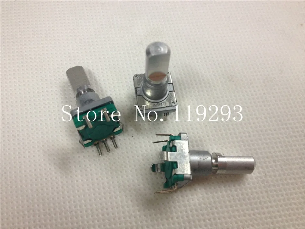 [BELLA]Imported Japan ALPS potentiometer encoder EC11 reset   is reset back around with the switch 20MM Axle--10PCS/LOT