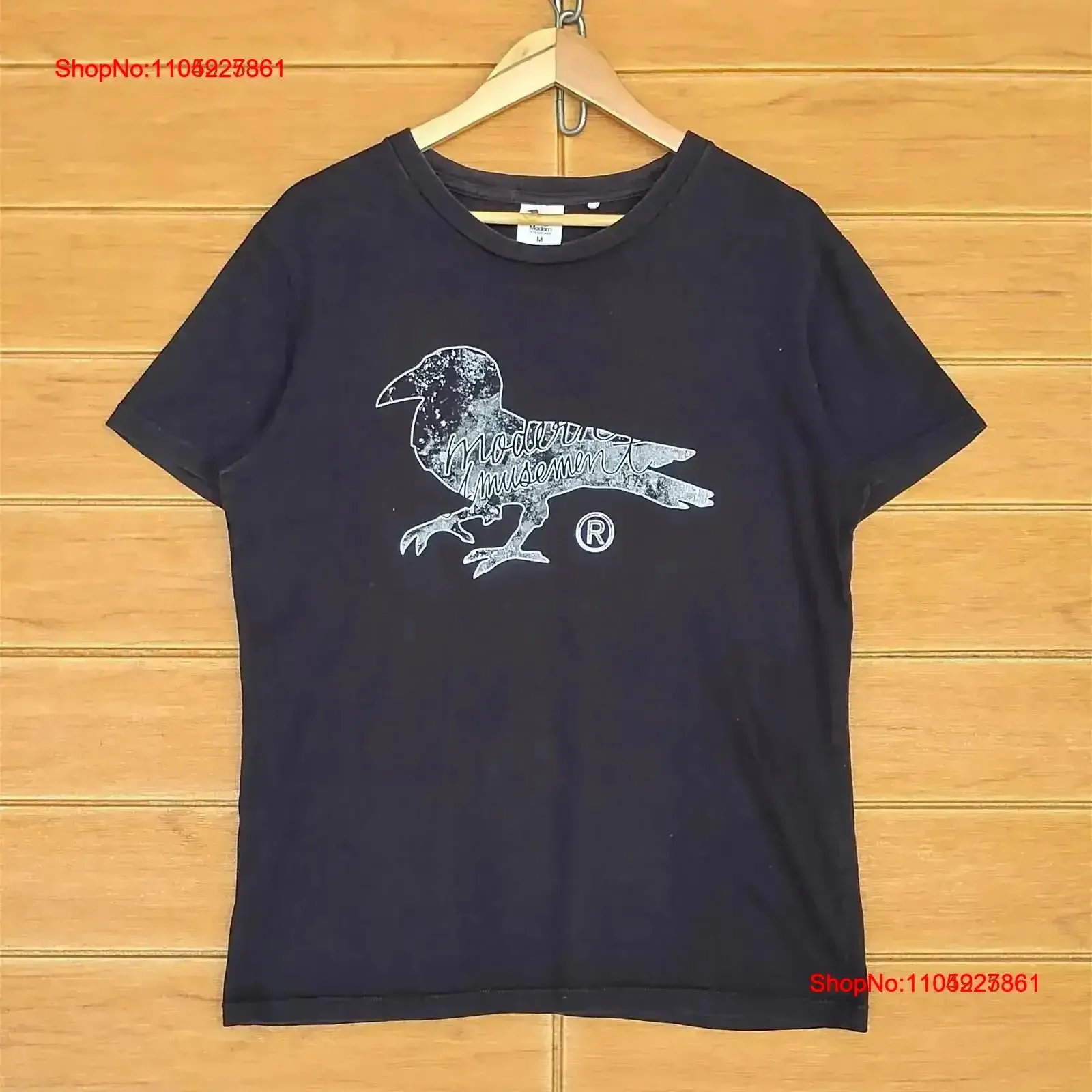 Camiseta Vintage moderna con logotipo grande para diversión, ropa de calle, patinaje, surf, talla M, lavada, suave, estirada, elegante, ligeramente vintage