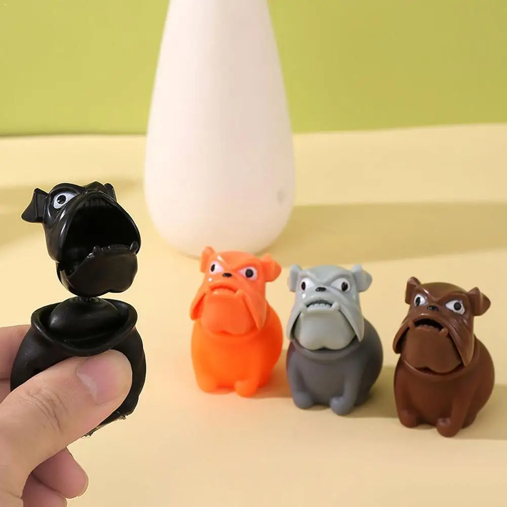 Funny Angry Pug Squeeze Toy Stretchy Dog Stress Relief Doll Creative Novelty Fidget Toys for Kids Adults Gift