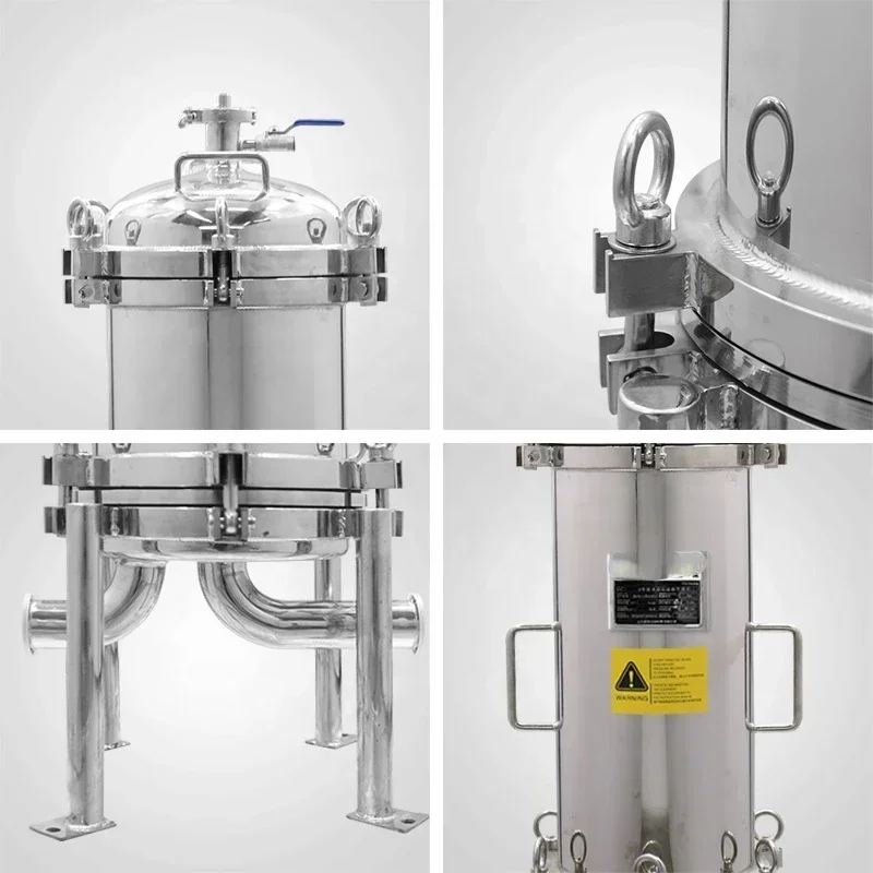Manufacturer's sanitary wine clarification and filtration equipment with multi-stage casing Hot sales