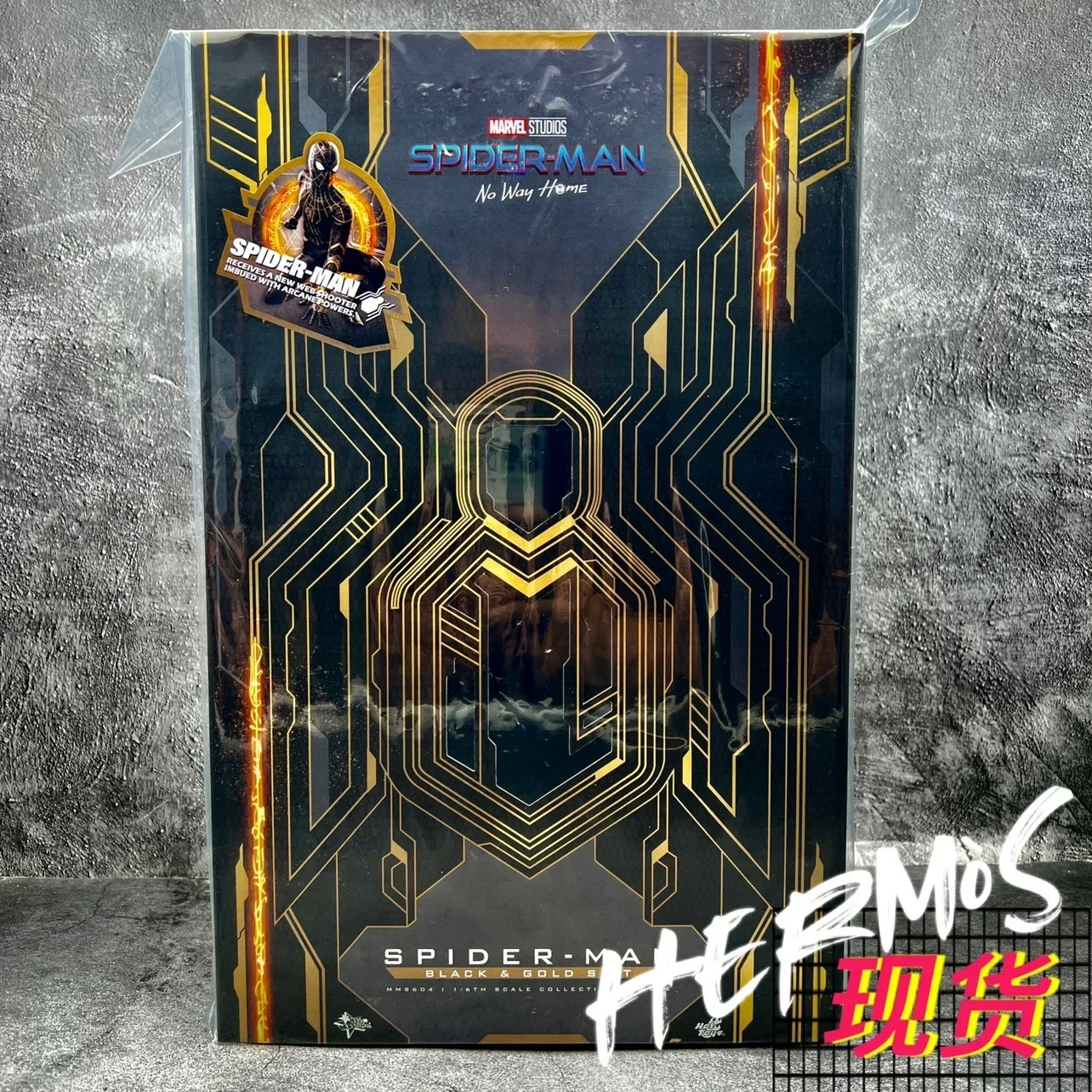 

Hottoys Ht 1/6 Mms604 Spider-man 3 Heroes Have No Return 1/6 Action Anime Figure Model Black Gold Magic Spider Man Collectable