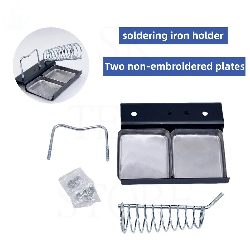 1pcs Dual Grid Soldering Iron Holder Soldering Iron Rests Double Rack For DIY Enthusiasts For Electronics Repair Solder Station