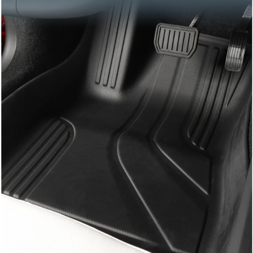 New Premium TPE Floor Mats for Tesla Model Y 2017-2024,All Weather Rear Trunk Storage Mat Anti-slip Pads Accessories