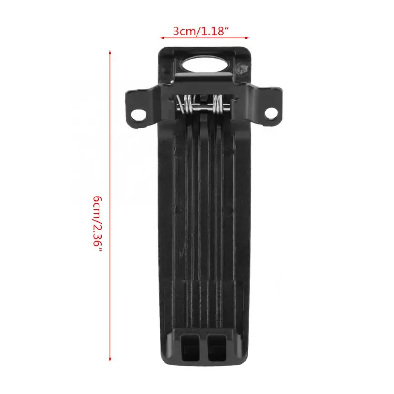 

Durable Tear Resist Belt Clip for BAOFENG UV-82 UV-8D UV-6D Two Ways Walkie Talkie PVC Belt Clip with Screws