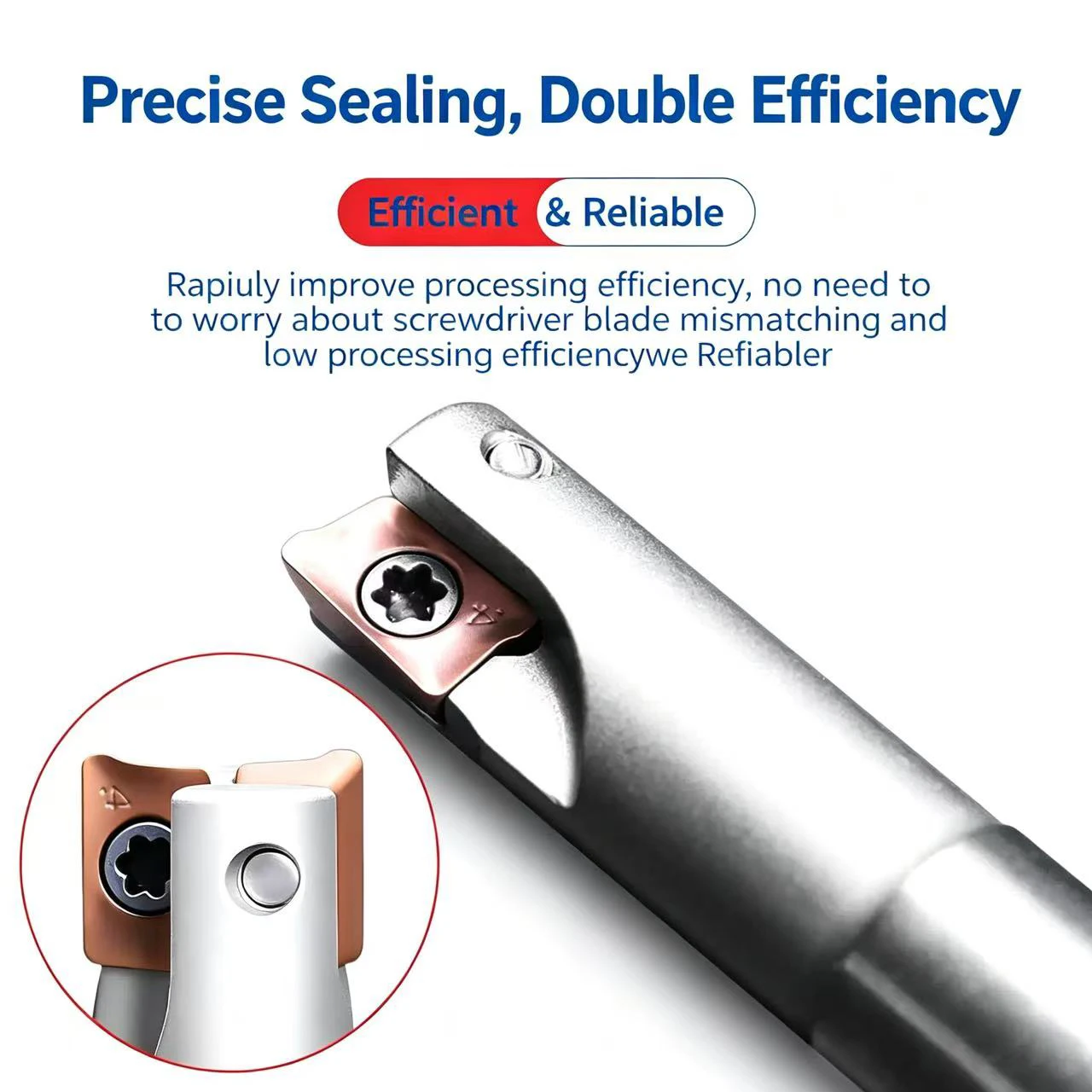 APKT05 end mill stem C6 C8 C10 C12 replaces tungsten steel end mill stem suitable for apkt050204 milling inserts