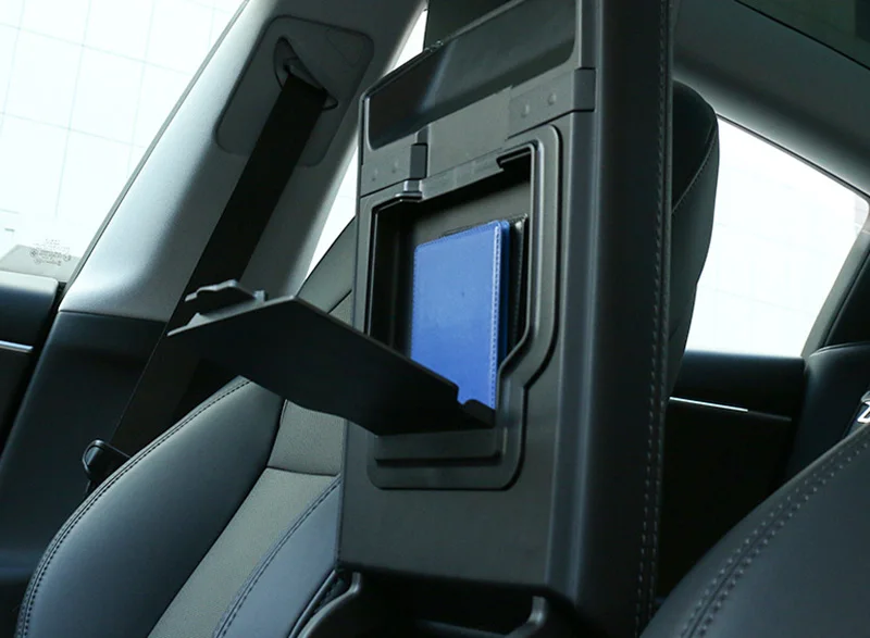 For Tesla Model Y Juniper 2025 Center Console Storage Organizer Box Tray Model 3 Highland 2024 Armrest Box Hidden Accessories